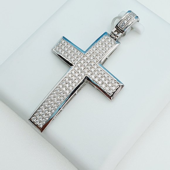 "925 Sterling Silver Cubic Zirconia Pendant, UU1P6A6029 - Picture 5 of 8